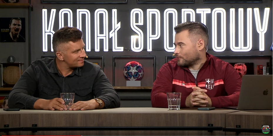 Mateusz Borek (L) i Krzysztof Stanowski (P). Screen: YouTube/Kanał Sportowy