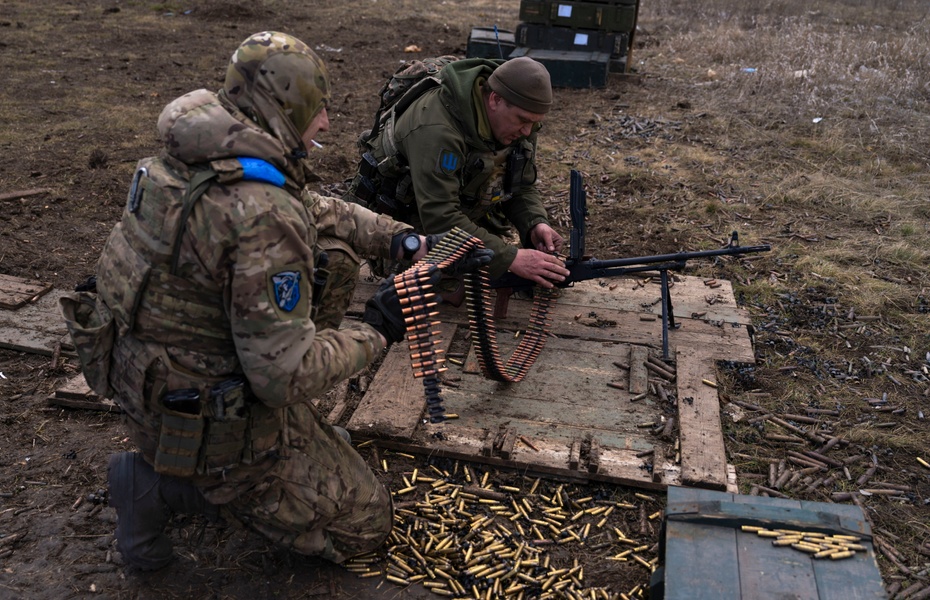 Ukraińscy żołnierze (Zdjęcie ilustracyjne). Źródło: EPA/OLGA KOVALOVA