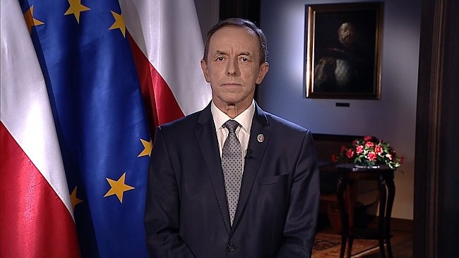 Orędzie marszałka Senatu Tomasza Grodzkiego, fot. senat.gov.pl