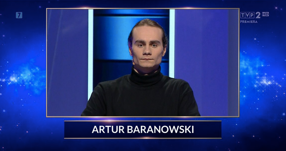 Artur Baranowski w "Va Banque". Fot. TVP