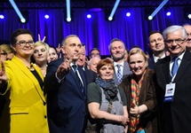 Konwencja Koalicji Europejskiej. fot. PAP/Radek Pietruszka