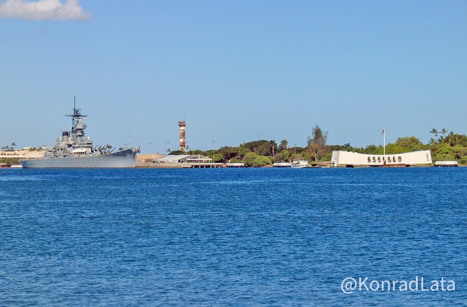 The USS Arizona Memorial, Pearl Harbor, Hawaii.  Fot. Konrad Lata