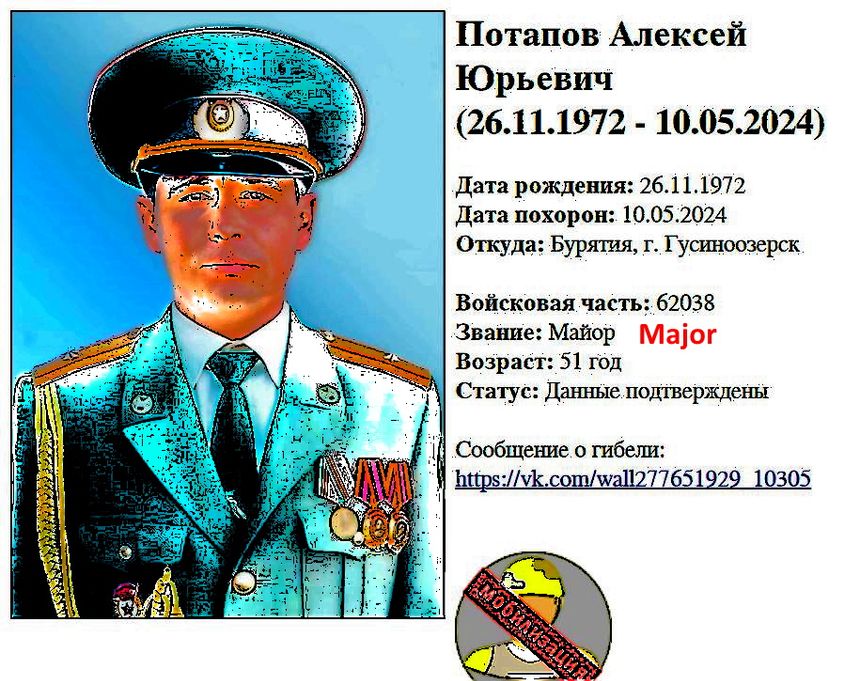 major-  kolaż własny ze zrzutu Potieri.ru