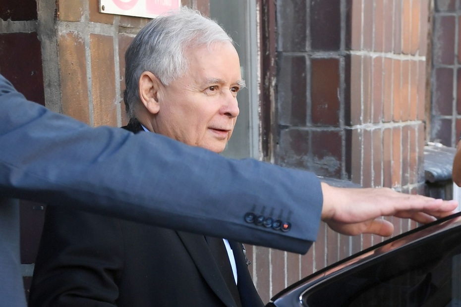 Jarosław Kaczyński. fot. PAP/Radek Pietruszka