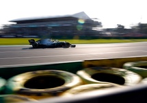 Grand Prix Australii, widok z perspektywy toru. Fot. PAP/EPA