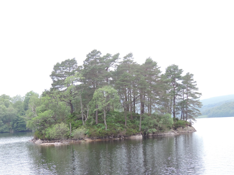 Wysepka na Loch Katrine.