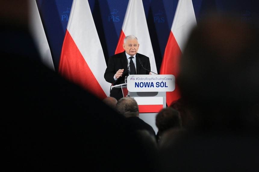 Jarosław Kaczyński. Fot. PAP/Lech Muszyński