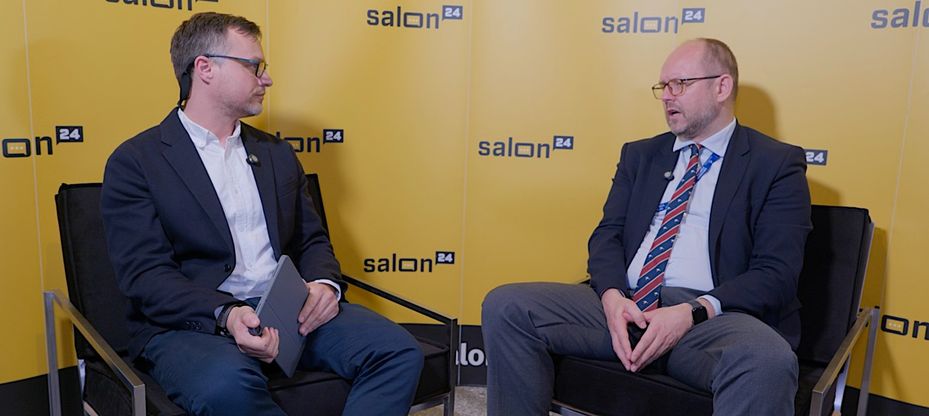 Minister Marcin Przydacz w rozmowie z Piotrem Paciorkiem w czasie Forum Krynica 2025