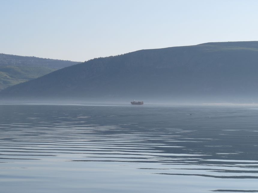 Jezioro Galilejskie, 5 marca 2017.