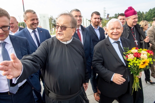 O. Tadeusz Rydzyk i Jarosław Kaczyński. Fot. PAP
