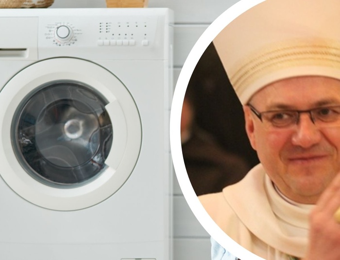 Biskup wyrzucony z otwarcia pralni dla ubogich. Henkel tłumaczy się z "przykrej sytuacji"