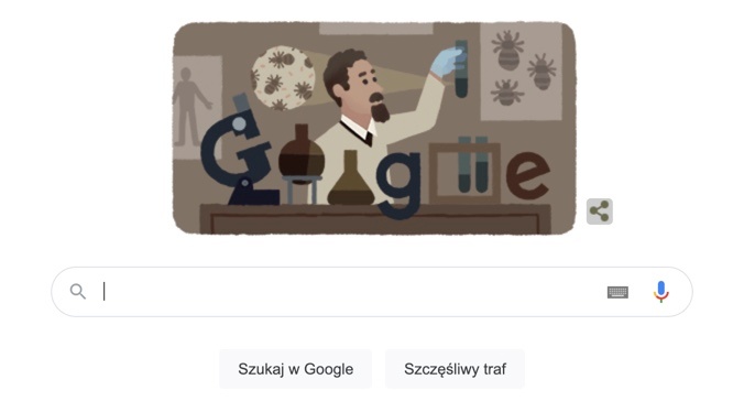 Google Doodle upamiętnia prof. Rudolfa Weigla