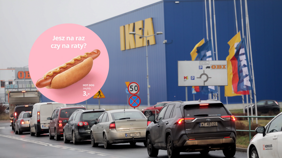 Ikea podwyższa ceny hot dogów, które od teraz kosztować będą 4 zł. (fot. Facebook/PAP)