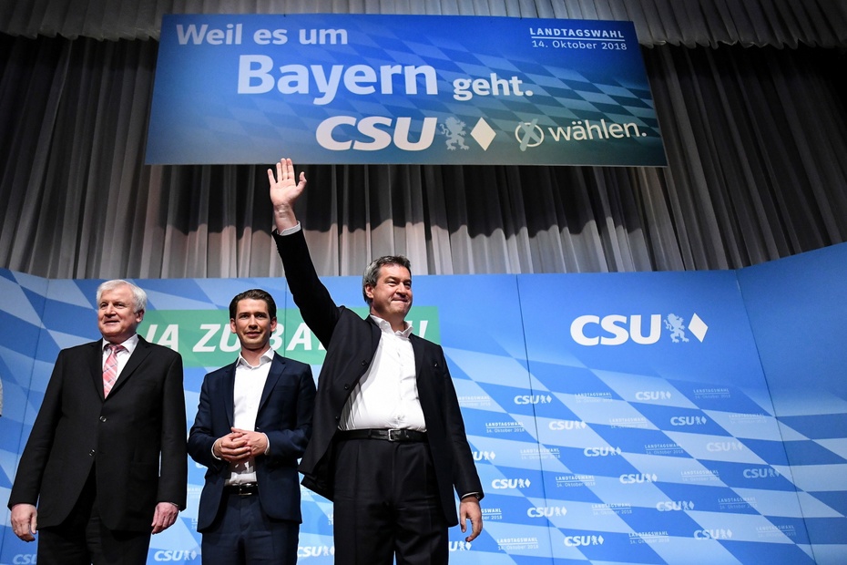 CSU nie ma bezwzględnej większości w Bawarii. Fot. PAP/EPA