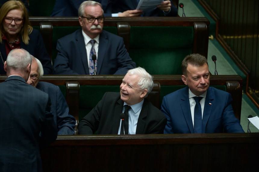 Prezes PiS Jarosław Kaczyński. Fot. PAP/Marcin Obara