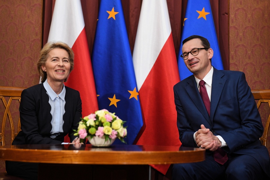 Ursula von der Leyen odwiedziła Warszawę. Fot. PAP/Radek Pietruszka
