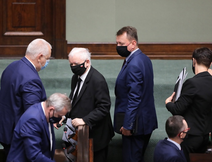 Lex TVN w Sejmie. Kaczyński i politycy PiS wyszli z sali, gdy głos zabrał Budka