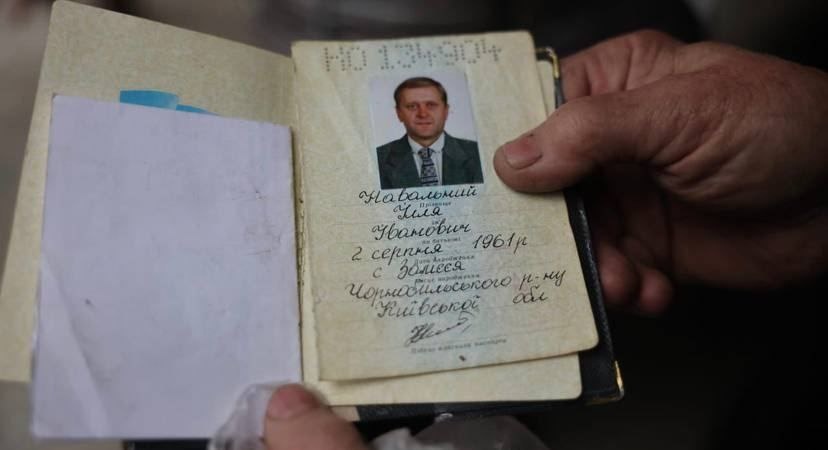 Dokumenty ofiary rosyjskiej zbrodni. Nazywał się tak, jak Aleksiej Nawalny.