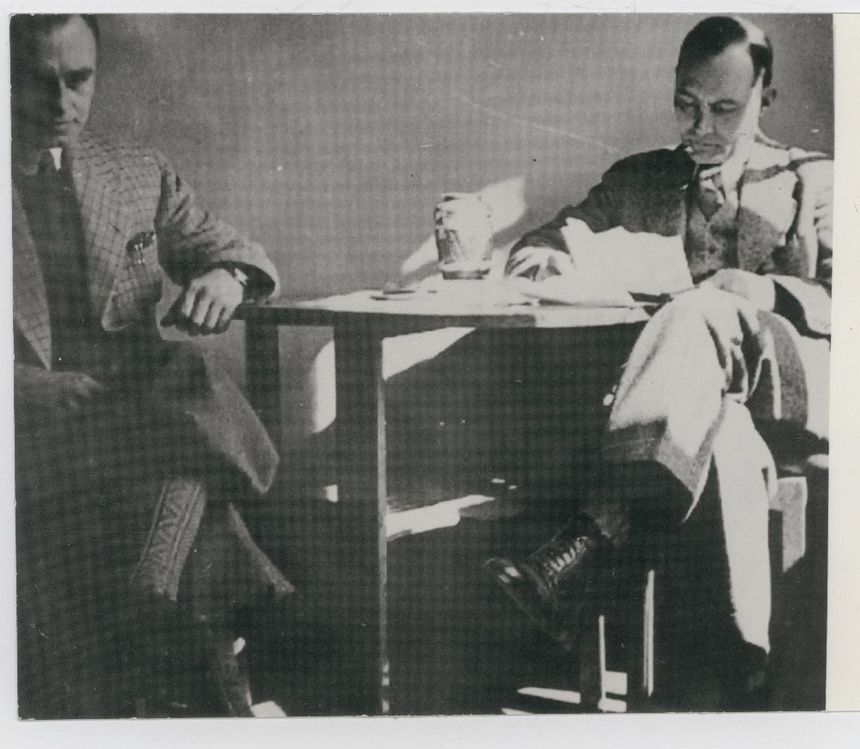 Ppor.Witold Pilecki i mjr Jan Włodarkiewicz. Warszawa, jesień 1939 r.