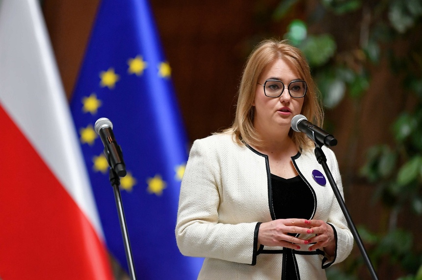 Wdowa po Pawle Adamowiczu, posłanka Parlamentu Europejskiego Magdalena Adamowicz. Fot. Adam Warżawa