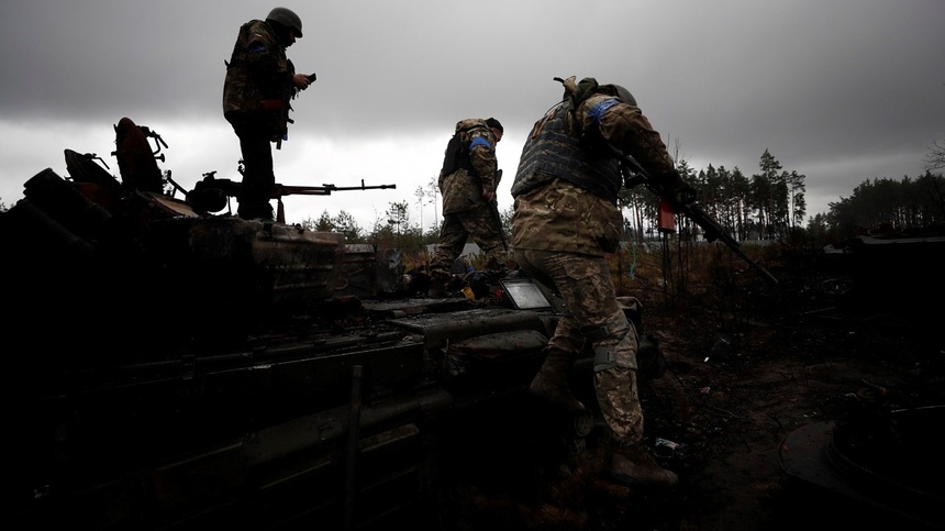 Ukraińskie wojsko. Fot. PAP/EPA/ATEF SAFADI