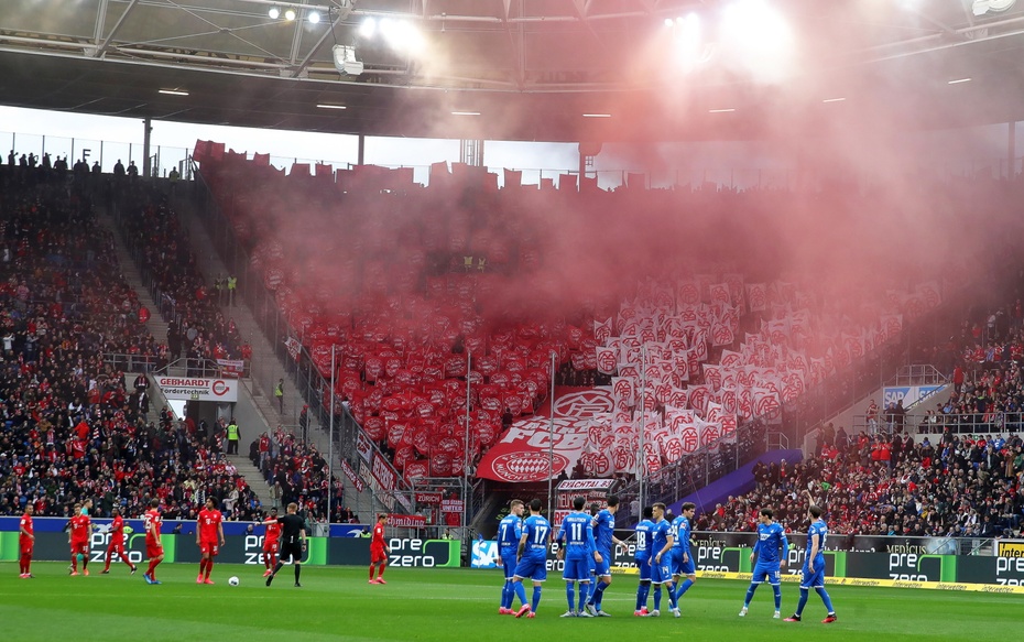 Spotkanie Hoffenheim-Bayern Monachium było pozorowane w drugiej połowie ze strony piłkarzy. Fot. PAP/EPA