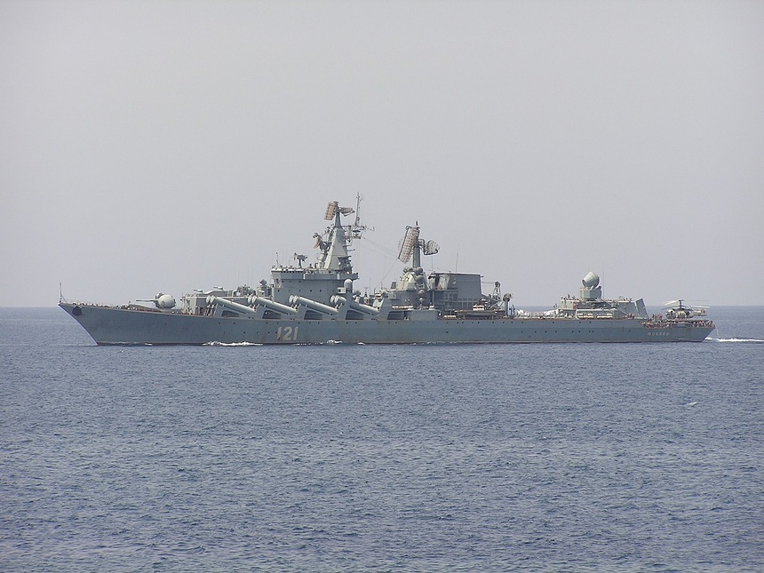 Przekazane przez Stany Zjednoczone dane wywiadowcze pomogły armii ukraińskiej w zniszczeniu krążownika "Moskwy". Fot. Luis Díaz-Bedia Astor CC BY-SA 3.0