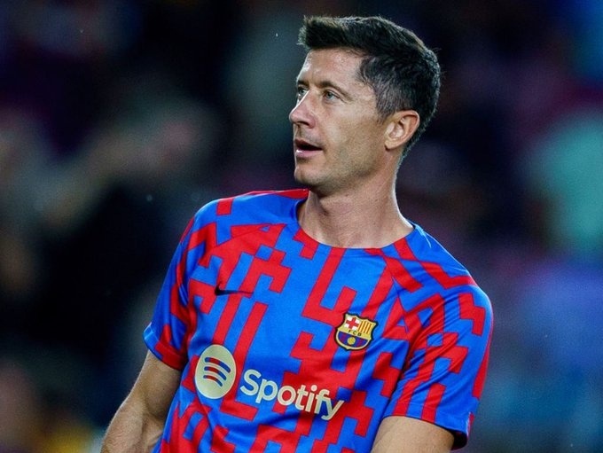 Liga hiszpańska - Lewandowski w wyjściowym składzie Barcelony. Fot. Twitter/FC Barcelona
