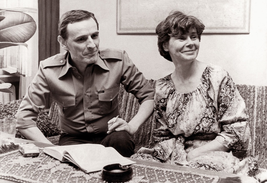 Zbigniew i Zofia Romaszewscy po ogłoszeniu amnestii, sierpień 1984 r. fot. arch. rodzinne Romaszewskich