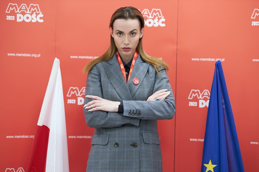 Marianna Schreiber, liderka ugrupowania MAM DOŚĆ, fot. Facebook/oficjalne konto partii
