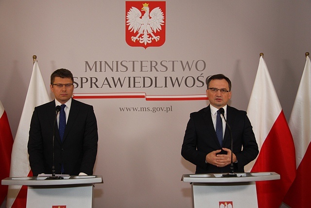 Marcin Warchoł i Zbigniew Ziobro, fot. ms.gov.pl