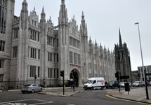 Marischal College. Kiedyś  University of Aberdeen, obecnie mieści biura Aberdeen Council / 1906 /