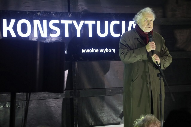 Były prezes TK Andrzej Rzepliński. Fot. PAP/Wojciech Olkuśnik