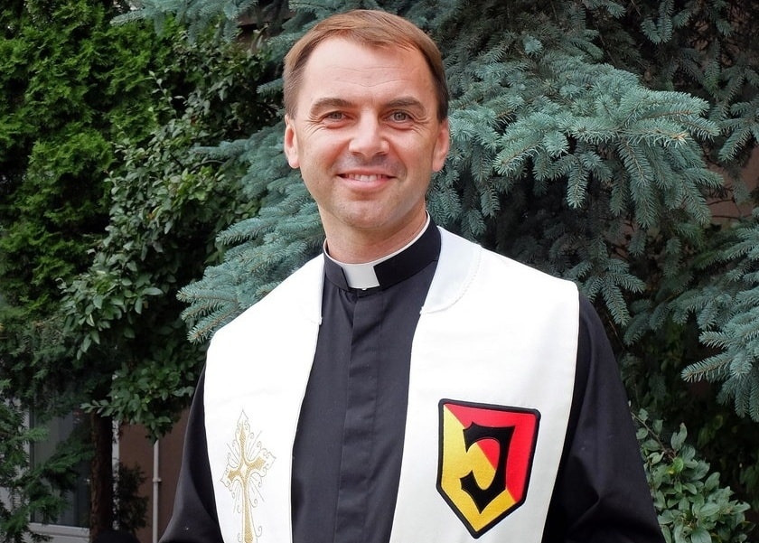 Ks. Andrzej Dębski był kapelanem Jagiellonii Białystok przez 12 lat.