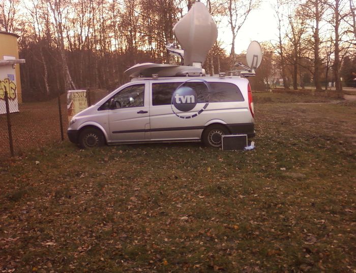 Pani Renato, wóz TVN24 pojawił się w Dąbkach, a nawet dwa.