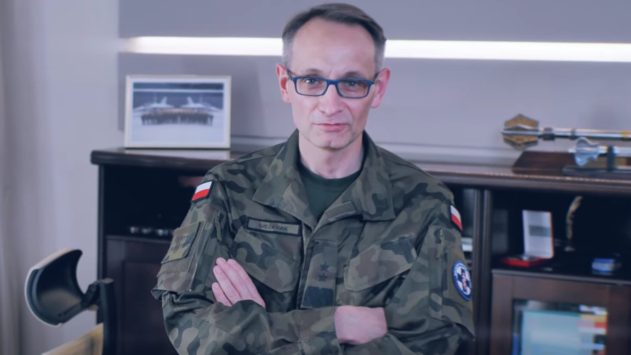 Grzegorz Gielerak może zastąpić Adama Niedzielskiego na stanowisku ministra zdrowia.  Źródło: YouTube/Wojskowy Instytut Medyczny