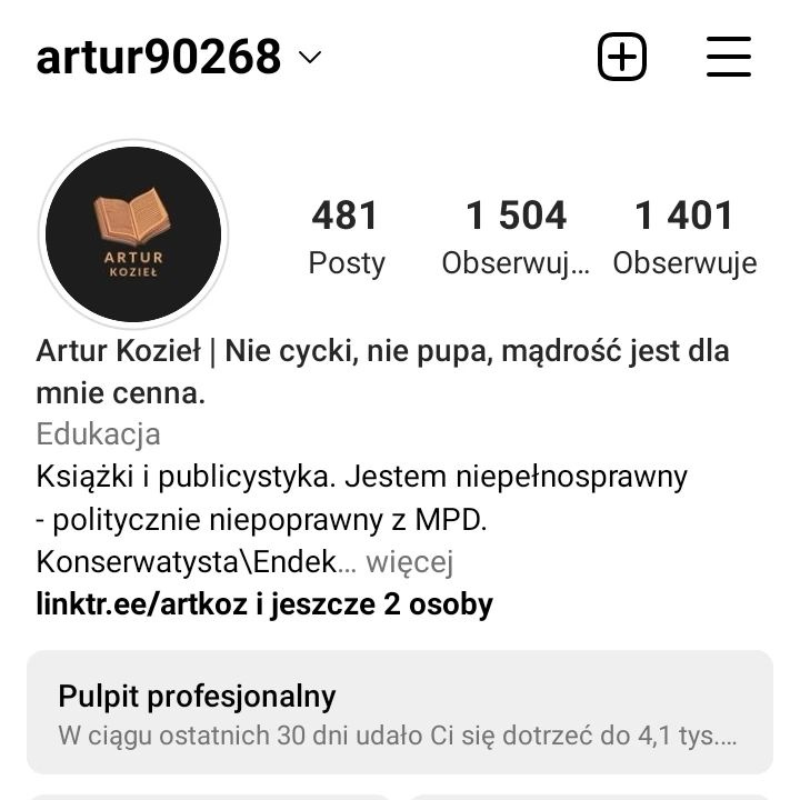 Artur Kozieł - Bookstagram.