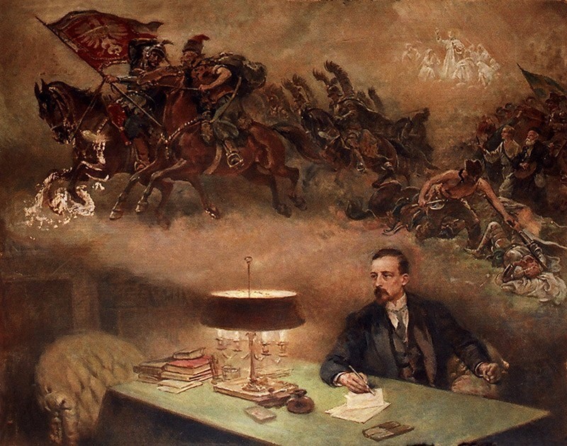 Czesław Tański, "Henryk Sienkiewicz i jego wizje", 1905