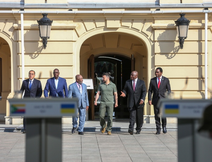 Człowiek Zełenskiego zdradził cel afrykańskiej delegacji. "Tylko po to przyjechali"