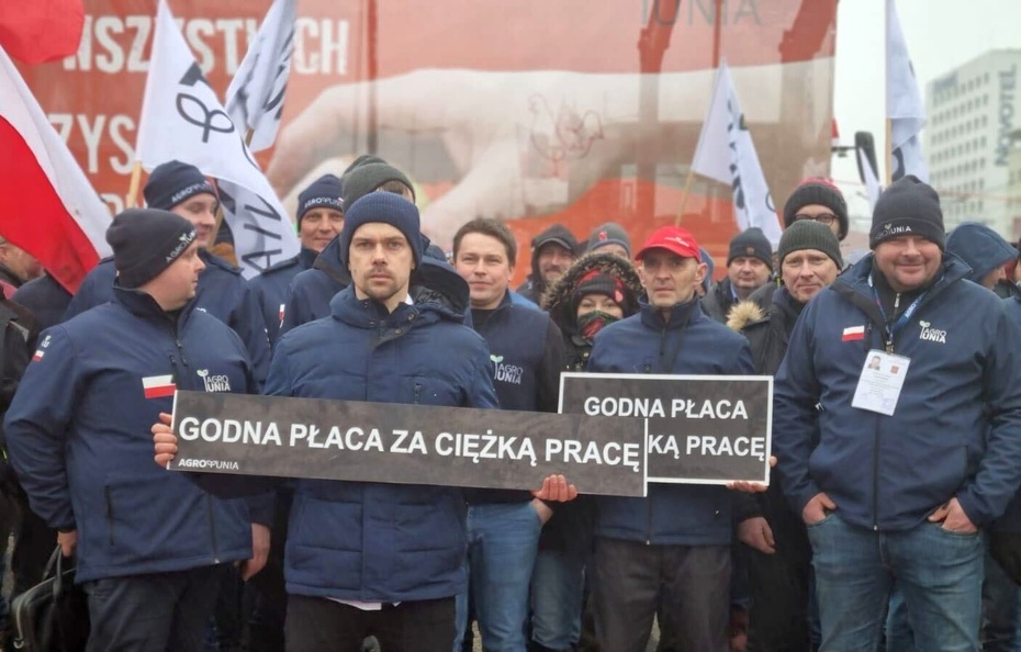 Protest w Łodzi, fot. Agrounia