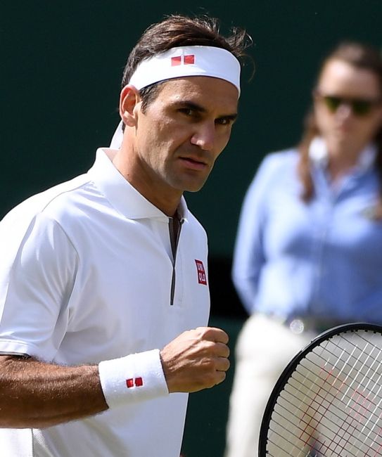 Roger Federer, Fot. PAP/EPA/ANDY RAIN