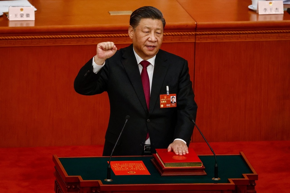 Sekretarz generalny Komunistycznej Partii Chin Xi Jinping. Fot. PAP/EPA/MARK R. CRISTINO / P