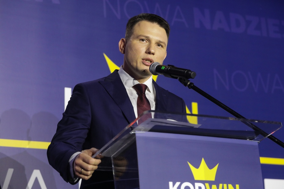 Sławomir Mentzen został nowym prezesem partii KORWiN. (fot. PAP)