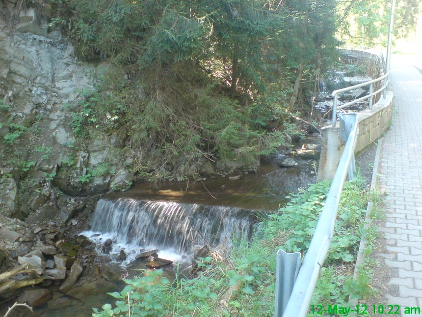 Wodospady na potoku Głębieniec