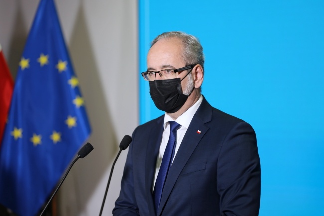 Minister zdrowia Adam Niedzielski. Fot. PAP/Albert Zawada