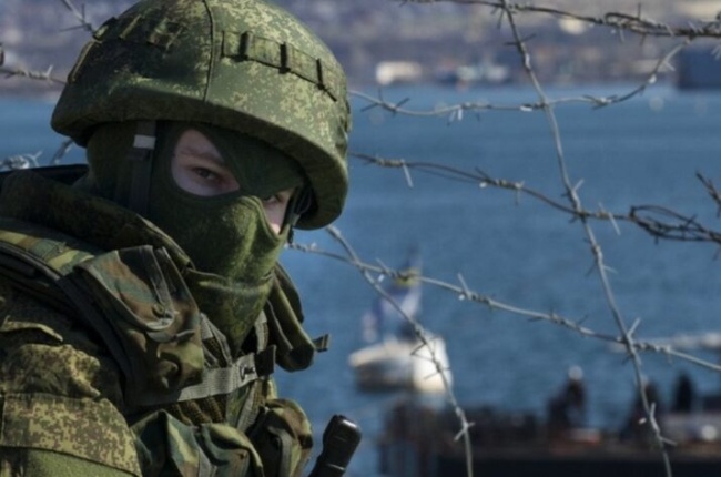Rosyjski żołnierz na Krymie, fot. gur.gov.ua