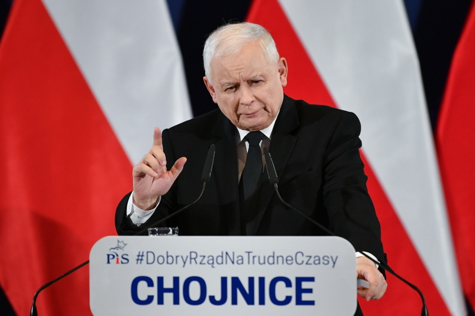 Prezes PiS Jarosław Kaczyński. Źródło: PAP archiwum