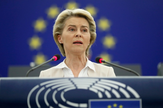 Ursula von der Leyen, szefowa Komisji Europejskiej. Fot. PAP/EPA/JEAN-FRANCOIS BADIAS / POOL