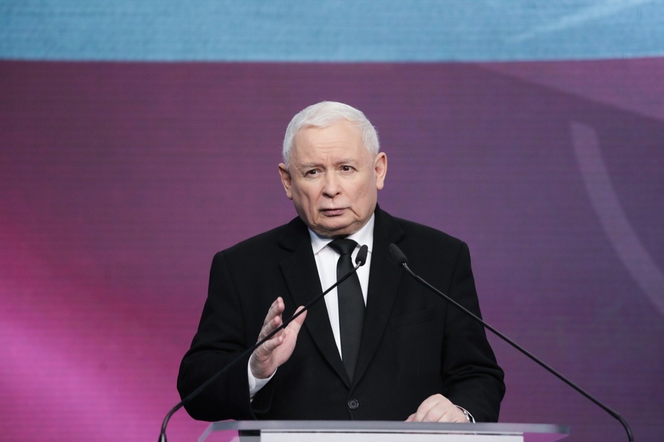 Jarosław Kaczyński. Fot. PAP/Tomasz Gzell