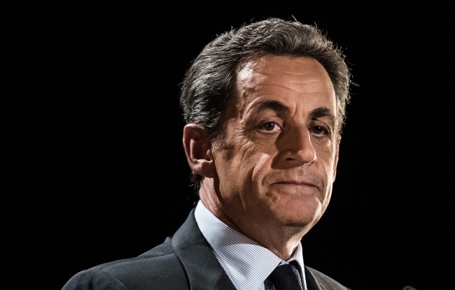 Były prezydent Francji Nicolas Sarkozy, fot. EPA/CHRISTOPHE PETIT TESSON